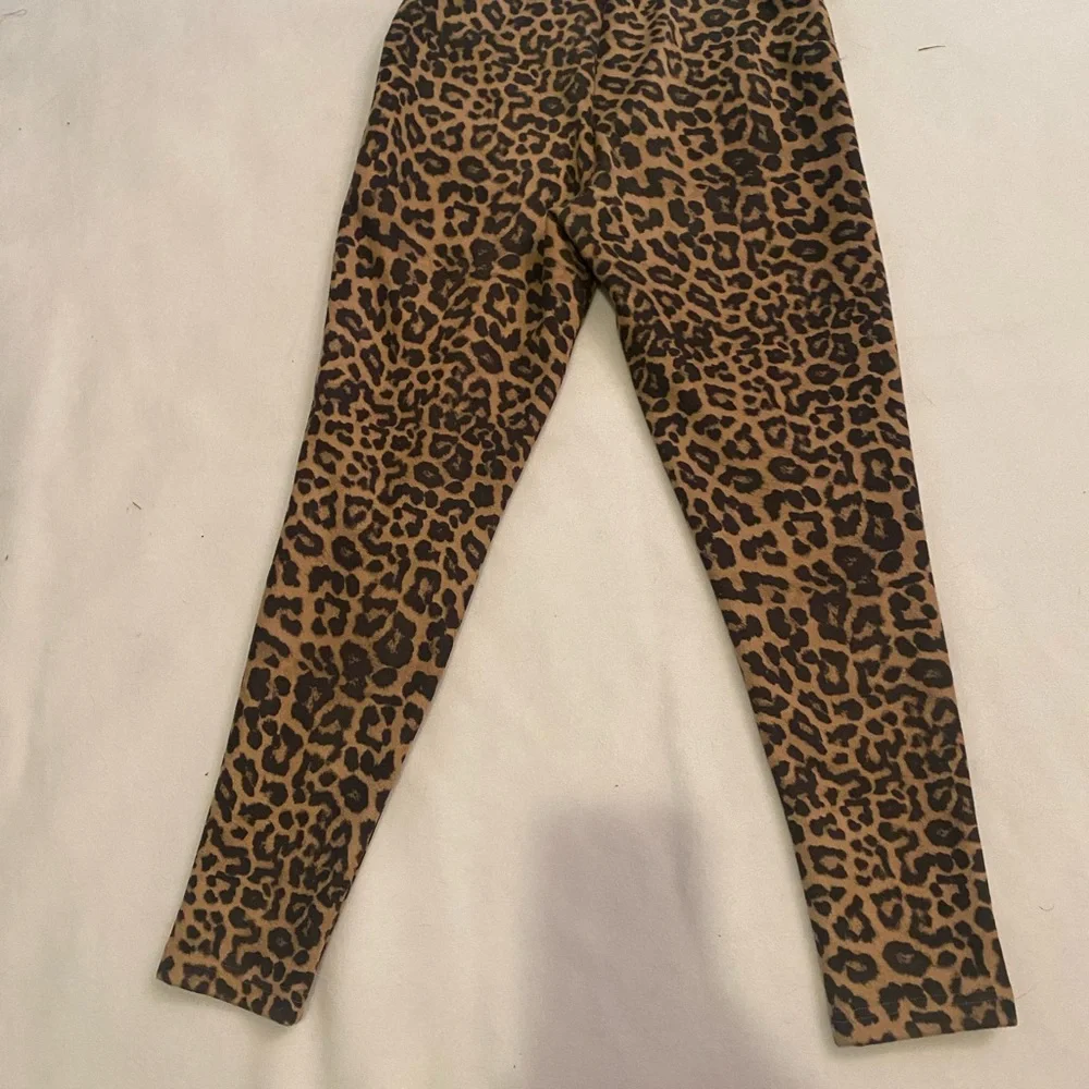 Zara ‎ Basic Brown Leopard Print Leggings Size Small
